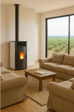 Estufa de pellets - modelo BESTIA 15,3kw triple salida - Imagen 2
