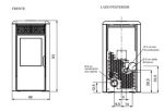 Estufa de pellets canalizable edilkamin modelo CHIP2 PLUS - Imagen 2