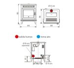 Estufa edilkamin de pellets modelo LILLE 8kw - Imagen 2
